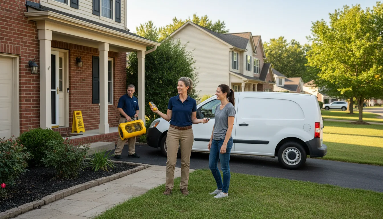 Residential water damage restoration in Bellwood, NE